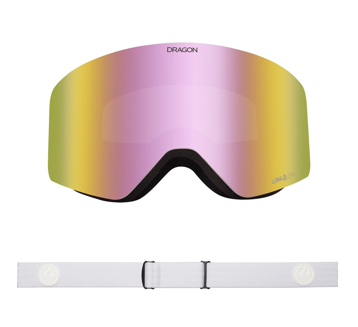 R1 OTG - Whiteout with Lumalens Pink Ionized & Lumalens Dark Smoke Lens