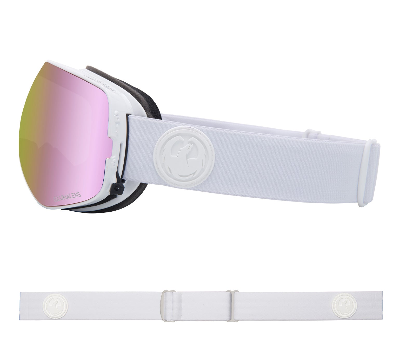 X2S - Whiteout with Lumalens Pink Ionized & Lumalens Dark Smoke Lens