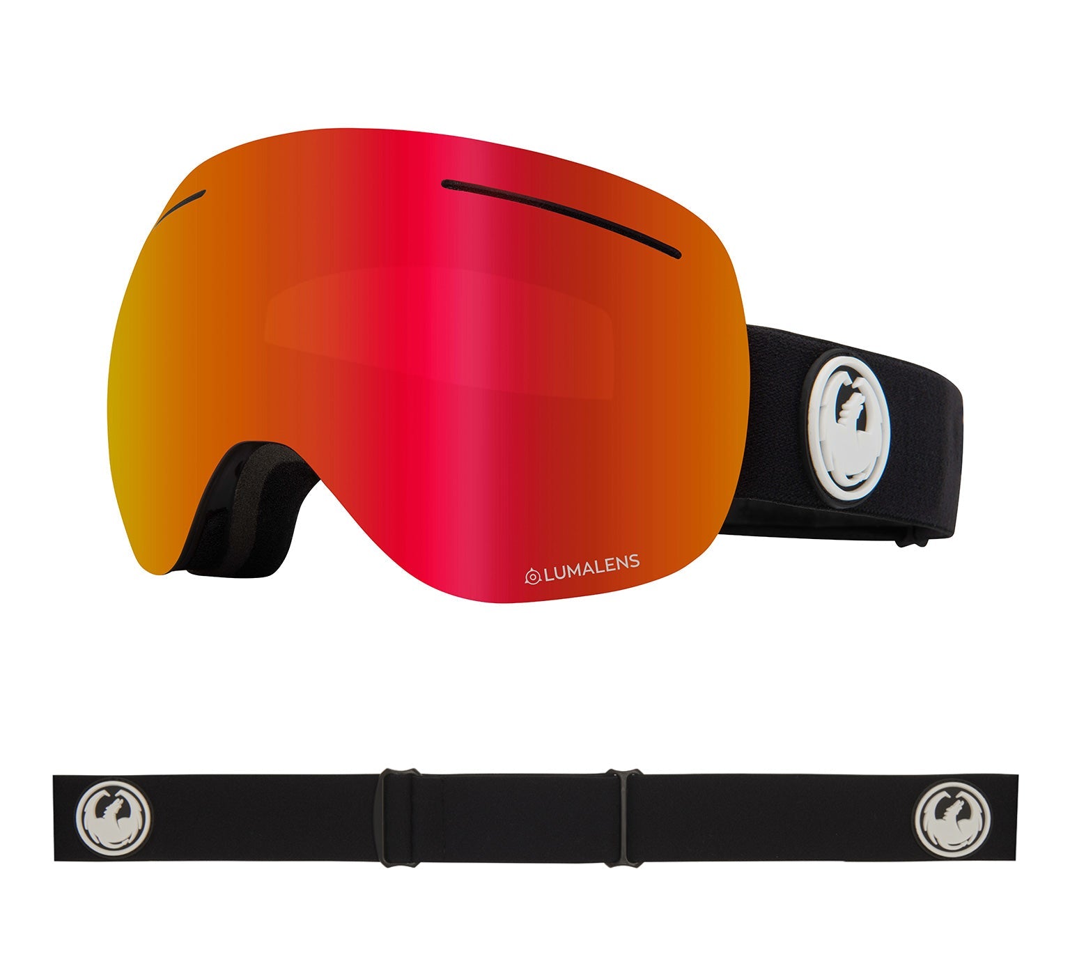 X1 - Black with Lumalens Red Ionized & Lumalens Rose Lens