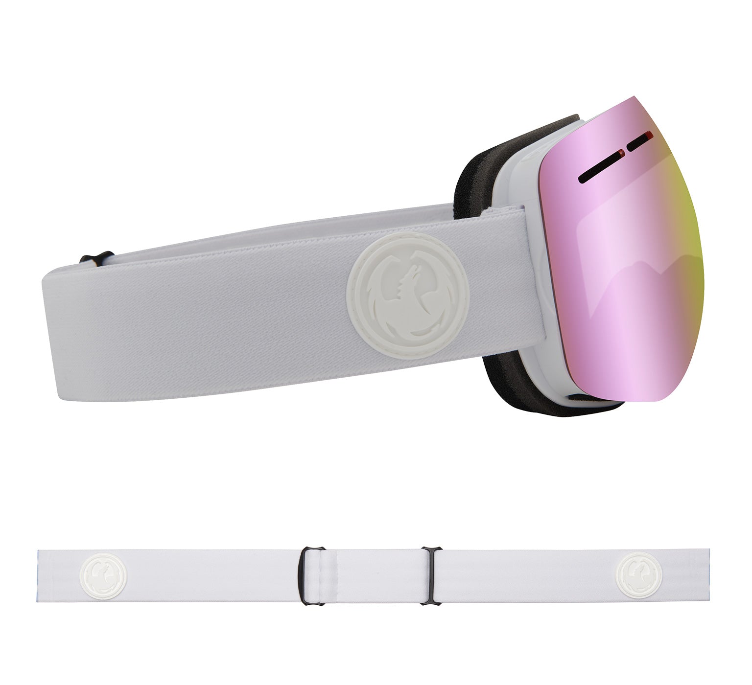 X1s - Whiteout with Lumalens Pink Ionized & Lumalens Dark Smoke Lens