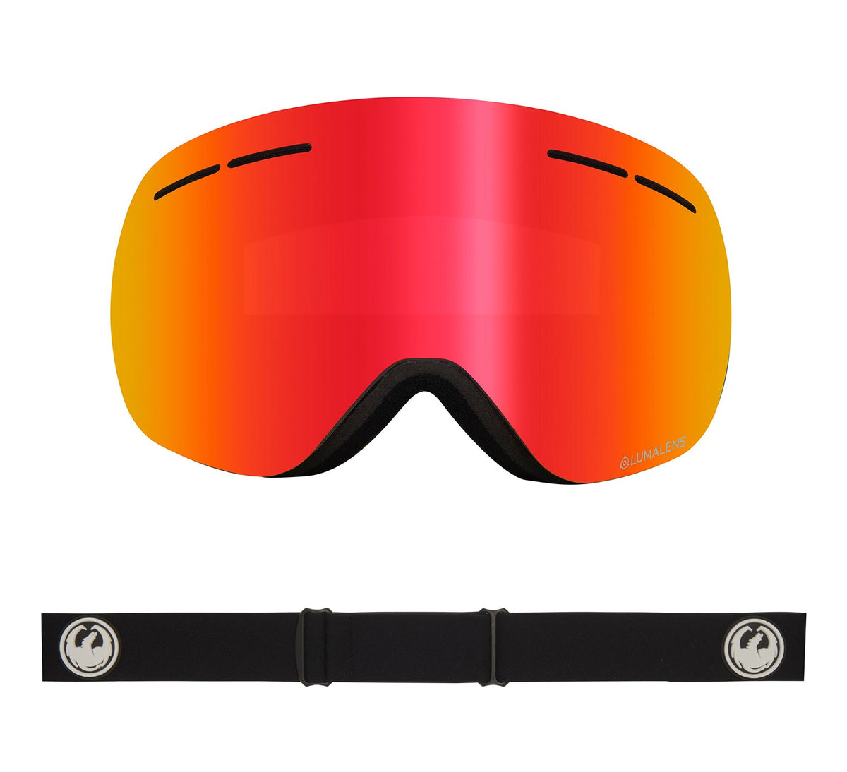 X1s - Black with Lumalens Red Ionized & Lumalens Rose Lens