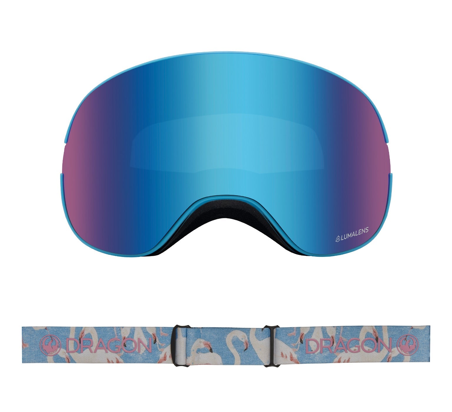 X2 - Flamingos with Lumalens Blue Ionized & Lumalens Amber Lens