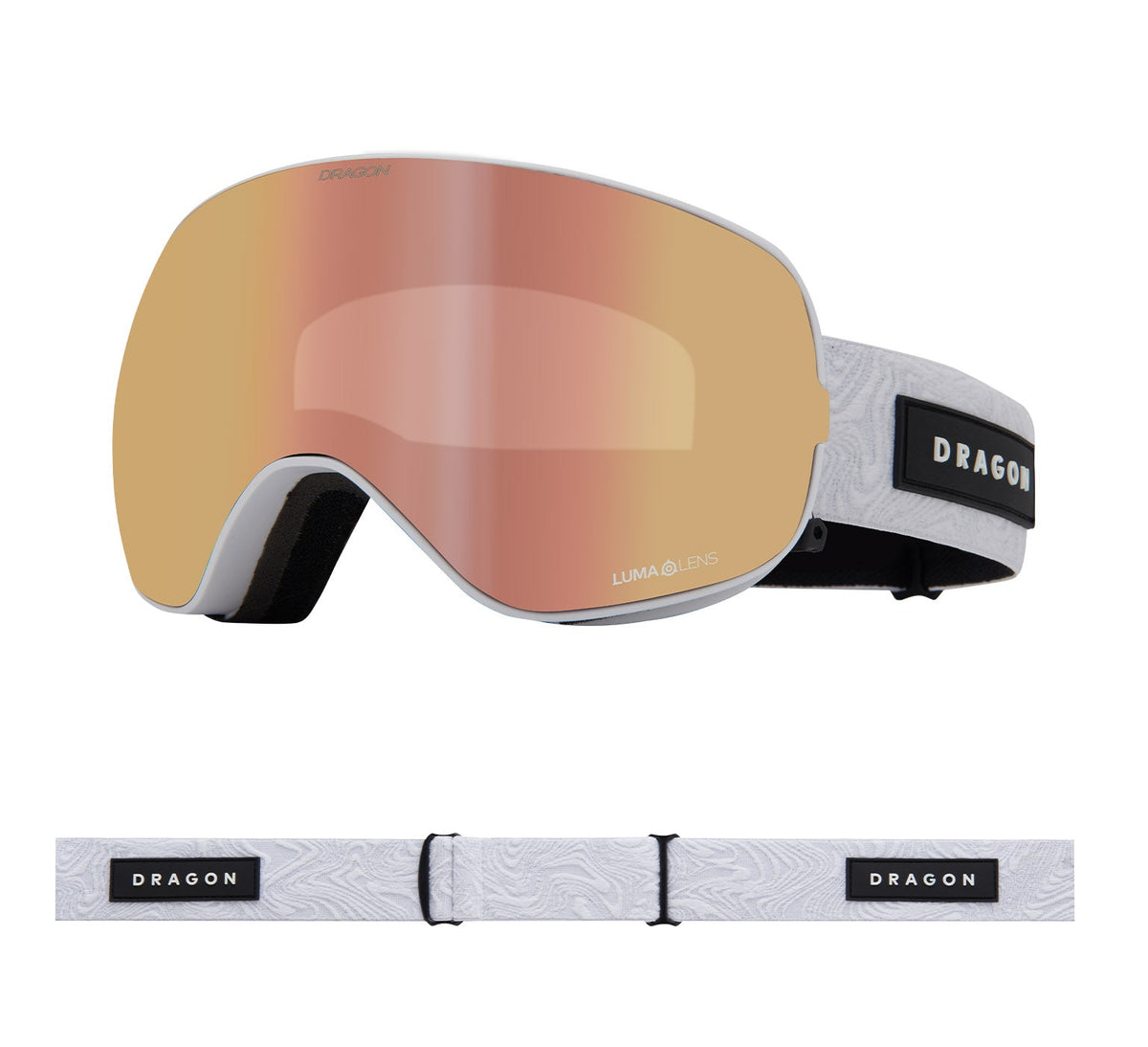 X2S - Snow with Lumalens Rose Gold Ionized &amp; Lumalens Violet Lens