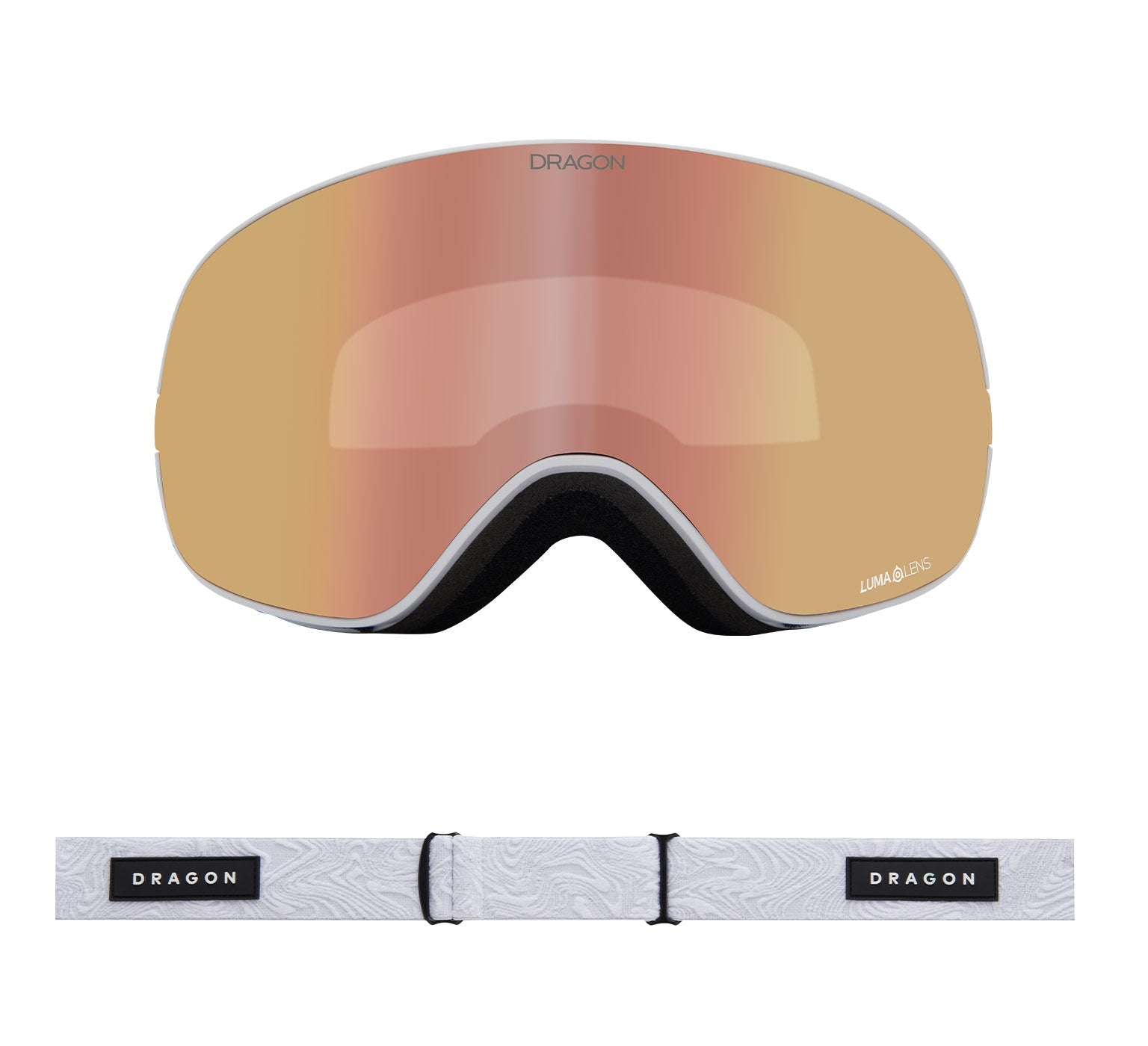 X2S - Snow with Lumalens Rose Gold Ionized & Lumalens Violet Lens