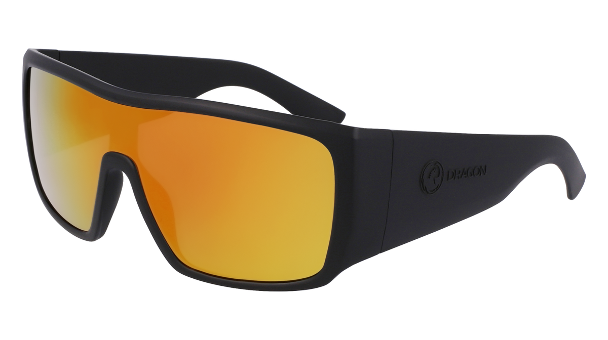 ROCKER - Matte Black with Lumalens Red Ionized Lens